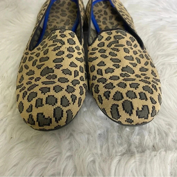 Rothy's Leopard Print Loafers Shoes Size 9.5 - Picture 7 of 7